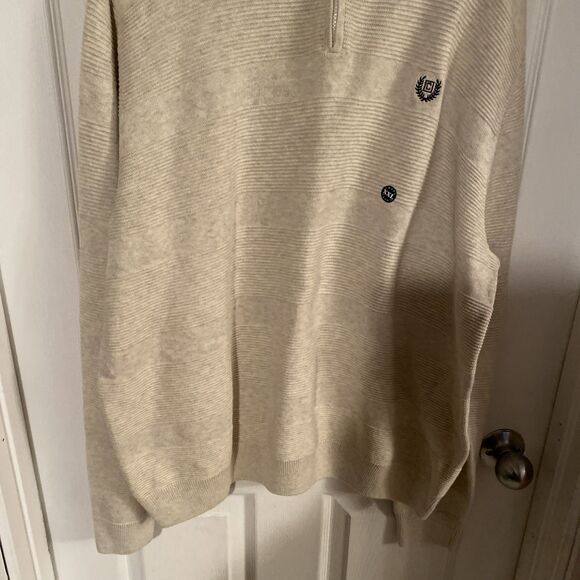 Chaps Men’s Sweater Size XXL NWT 1/4 Zip Pullover - Picture 5 of 10